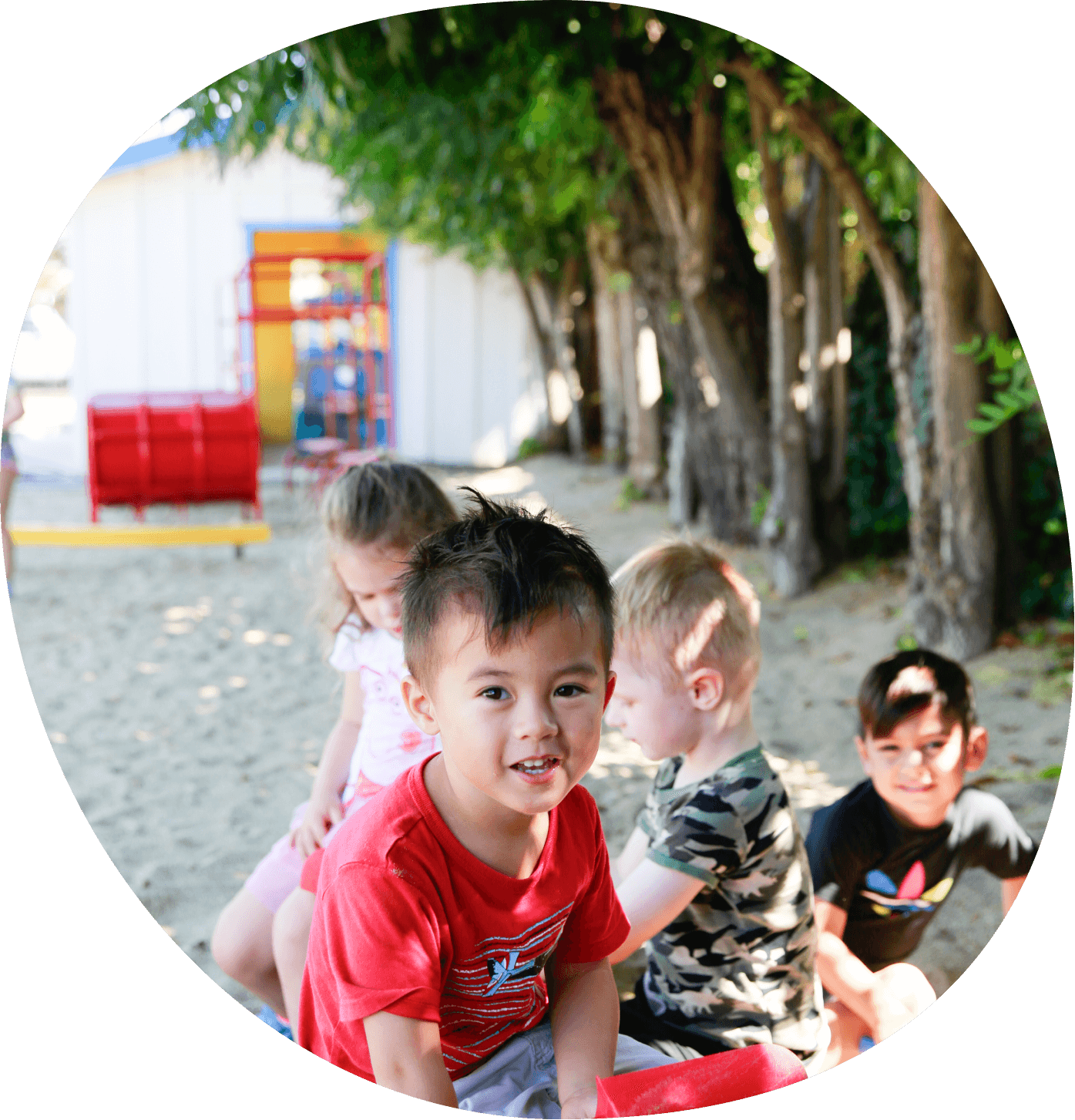 Kids playing outdoor