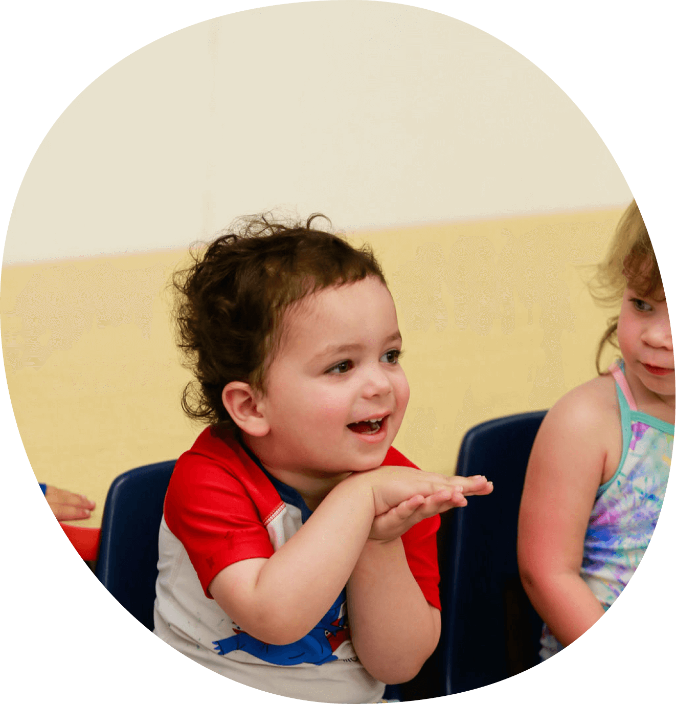 kid smiling